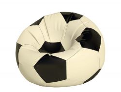 Кресло-мешок Мяч большой черно-белый