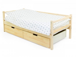 Кровать-тахта Svogen с ящиками без покрытия