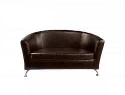 Диван 2Д Бо кожзам Teos Dark Brown