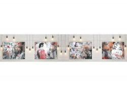 Кухонный фартук матовый M-12