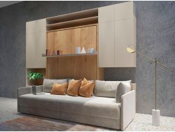 Гостиная трансформер Лайт в стандарте с кроватью 1400