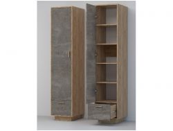 Пенал Эго П-1 камень темный цоколь