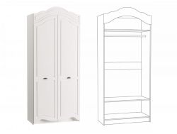 Шкаф двухстворчатый 13.195 Роуз