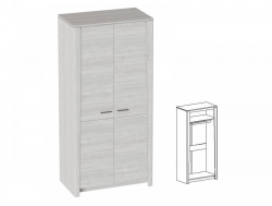 Шкаф двухдверный Мальта Дуб Винтерберг