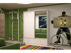 Шкаф-купе Ольга белый