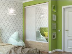 Шкаф-купе Ольга МДФ шимо светлый