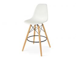 Стул барный пластиковый SC 403 белый