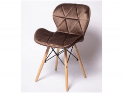 Стул SC 026 коричневый вельвет