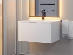 Тумба с раковиной Uperwood Parma Premium белая 65 см
