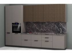 Кухня Ватель Экокожа Мокко